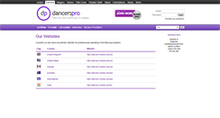 Desktop Screenshot of media.dancerspro.com